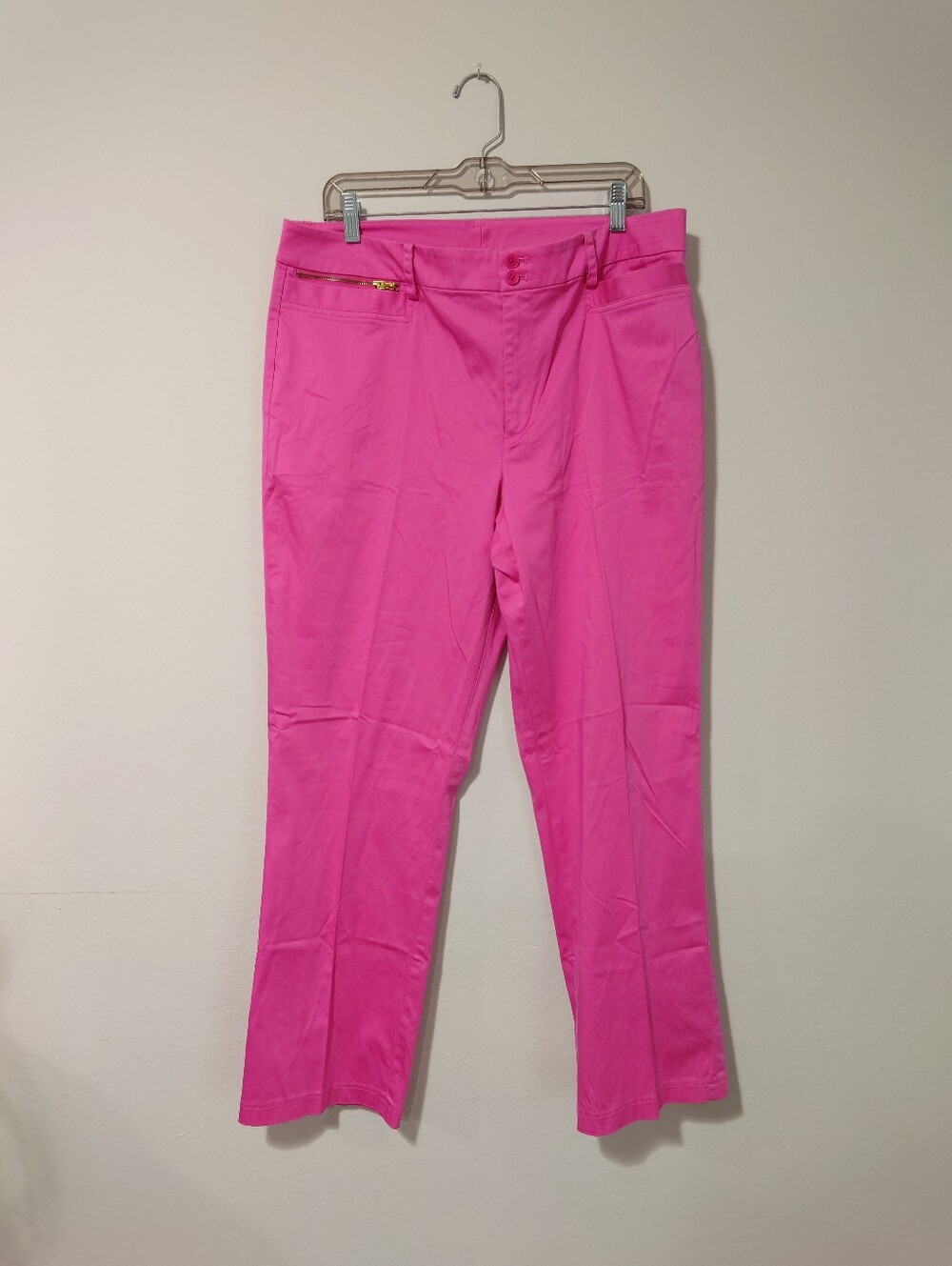 Lauren Ralph Lauren Pink Cropped Pants Size 16